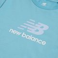 Kinder-Shirt New Balance Jersey Stacked Logo Tee taffy blue 3