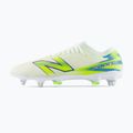 Fußballschuhe New Balance Furon Pro V9 SG white/alkaline green 3