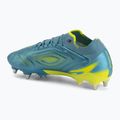Fußballschuhe New Balance Tekela Elite Low V5 SG metallic blue/alkaline green/team navy 3