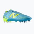 Fußballschuhe New Balance Tekela Elite Low V5 SG metallic blue/alkaline green/team navy