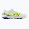 Kinder-Fußballschuhe New Balance Furon Team V9 TF white/alkaline green