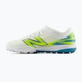 Kinder-Fußballschuhe New Balance Furon Team V9 TF white/alkaline green 2