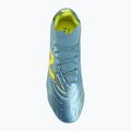 Fußballschuhe New Balance Tekela Team Low V5 FG metallic blue/alkaline green/team navy 5