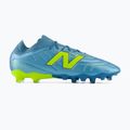 Fußballschuhe New Balance Tekela Team Low V5 FG metallic blue/alkaline green/team navy 2