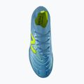 Fußballschuhe New Balance Tekela Team Low V5 IN metallic blue/alkaline green/team navy 5