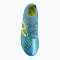 Kinder-Fußballschuhe New Balance Tekela Team V5 FG metallic blue/alkaline green 5