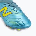 Kinder-Fußballschuhe New Balance Tekela Team V5 FG metallic blue/alkaline green 7