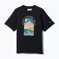 Kinder T-Shirt Columbia Valley Creek II Graphic black/cozy coastline