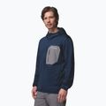 Herren Trekking-Sweatshirt Columbia Tall Heights Hdd Grid Fleece Full Zip collegiate navy/city grey