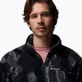 Herren Sweatshirt Columbia Rugged Ridge High Pile Half Zip black treebark 5