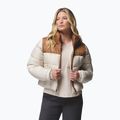Gefütterte Damenjacke Columbia Puffect III Cropped dark stone/camel brown 4
