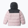 Gefütterte Kinderjacke Columbia Puffect Hooded Mineral Pink/Black 2