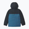 Kinderjacke Columbia Powder Lite II Hooded phoenix blue/black 2