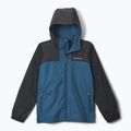 Kinder-Regenjacke Columbia Rainy Trails III Fleece Lined phoenix blue/black