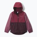 Kinder-Regenjacke Columbia Rainy Trails III Fleece Lined moonvista/rich wine/antique mauve