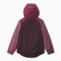 Kinder-Regenjacke Columbia Rainy Trails III Fleece Lined moonvista/rich wine/antique mauve 2
