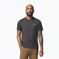 Herren-Shirt Columbia Parsons Point SS Back Graphic Tee black heather blocky banner button