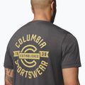 Herren-Shirt Columbia Parsons Point SS Back Graphic Tee black heather blocky banner button 6