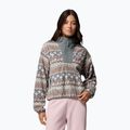 Fleecejacke für Damen Columbia Sequoia Grove II Printed Half Zip Iron Wizard Island