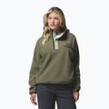 Fleecejacke für Damen Columbia Helvetia II Cropped Half Snap Fleece stone green/safari