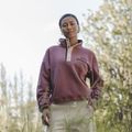 Fleecejacke für Damen Columbia Helvetia II Cropped Half Snap Fleece antique mauve/mineral pink 7
