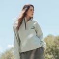 Fleecejacke für Damen Columbia Helvetia II Cropped Half Snap Fleece tea light/dark stone 8