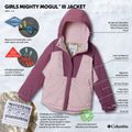 Kinder-Skijacke Columbia Mighty Mogul III mineral pink/antique mauve 4