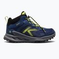 Kinder-Trekkingschuhe KEEN Zionic Mid Wp naval academy/evening primrose