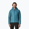 Herren-Daunenjacke Patagonia Down Sweater Hoody glacial blue