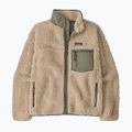Windjacke für Damen Patagonia Classic Retro-X dark natural w/river rock green 4