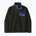 Fleecejacke für Herren Patagonia Lightweight Synchilla Snap-T Pullover black w/p6 blue