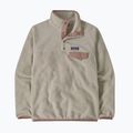 Fleecejacke für Damen Patagonia Lightweight Synchilla Snap-T Pullover oatmeal heather w/moonrise taupe 7