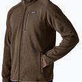 Herren-Trekkingsweatshirt Patagonia Better Sweater Fleece marlow brown rib knit 4