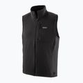 Herrenweste Patagonia R1 black w/black