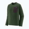 Herrenpullover Patagonia R1 Air Crew treeline green 2