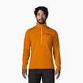 Herren-Trekkingsweatshirt Patagonia R1 Pullover autumn orange