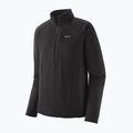 Herren-Trekkingsweatshirt Patagonia R1 Pullover black w/black