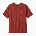 Herren-Shirt Patagonia Boardshort Logo Pocket Responsibili rusty red