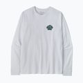 Longsleeve Herren Patagonia Great Waves Responsibili-Tee LS fiber white