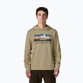 Herren-Trekkingsweatshirt Patagonia Fitz Roy Foothills Daily Hoody weathered stone