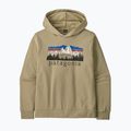 Herren-Trekkingsweatshirt Patagonia Fitz Roy Foothills Daily Hoody weathered stone 2