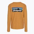 Damen-Longsleeve Patagonia P-6 Logo Responsibili-Tee LS dried mango 2