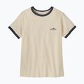 Damen-T-Shirt Patagonia Fitz Roy Foothills Ringer Tee undyed natural
