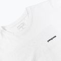 Damen-T-Shirt Patagonia P-6 Logo Responsibili-Tee fiber white 3