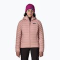 Damen-Daunenjacke Patagonia Down Sweater Hoody moonrise taupe