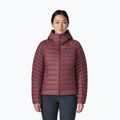 Damen-Daunenjacke Patagonia Down Sweater Hoody dark ruby