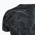 Herren-Laufshirt HOKA EveryRun CLF PRT black/white 4
