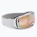 Skibrille Alpina Estetica QV white gloss/gold sph