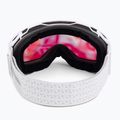 Skibrille Alpina Estetica QV white gloss/gold sph 3