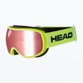 HEAD Ninja Kinder Skibrille gelb 395420 6